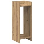 vidaXL Support de Plante 2 pièces Chêne artisanal 30 x 30 x 80 cm