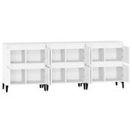 vidaXL Buffets 3 Pièces blanc 60x35x70 cm bois d'ingénierie