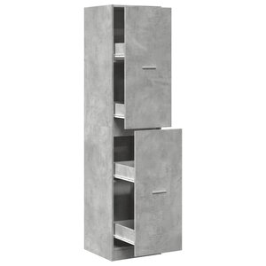 vidaXL Armoire d'apothicaire gris béton 40x41x174 5 cm bois ingénierie