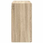 vidaXL Meuble TV mural Montage mural Chêne Sonoma 59 5 x 31 x 60 cm