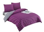 Parure de lit violette TRENDY 140 x 200 cm