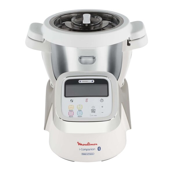 Moulinex Robot Cuiseur Connecté I-Companion Blanc 1550W 4,5L HF900110