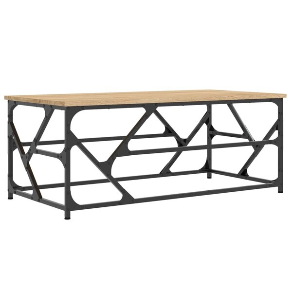 vidaXL Table basse Chêne sonoma 100x50x40 cm Bois d'ingénierie