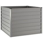 vidaXL Lit surélevé de jardin rouillé 100x100x77 cm acier corten