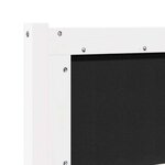 vidaXL Tête de lit Autre Blanc 140 cm Bois massif en pin