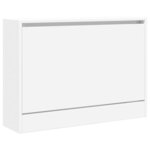 vidaXL Armoire à chaussures blanc 80x21x57 cm bois d'ingénierie