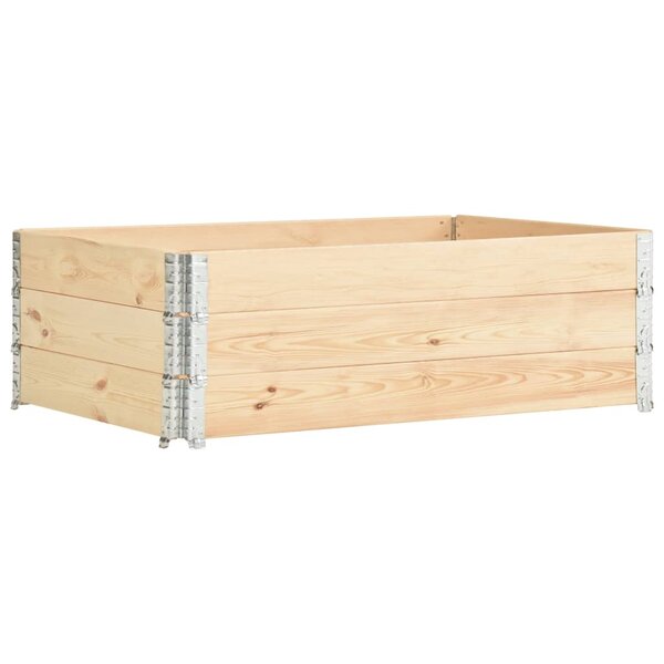 vidaXL Jardinières surélevées 3 Pièces 50x150 cm Bois de pin solide