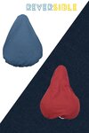 Le couvre-selle imperméable & bicolore Bordeaux/Bleu