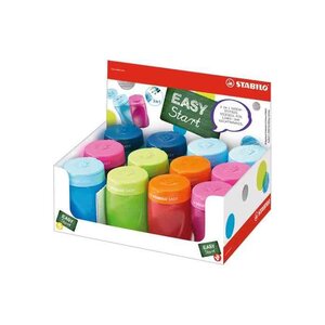 présentoir de 12 Taille-crayon à réservoir EASYsharpener STABILO