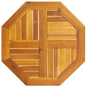 vidaXL Dessus de table 60x60x2 cm octogonal bois massif d'acacia