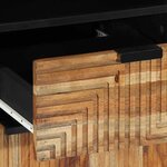 vidaXL Meuble de Salle de Bain avec tiroir Marron Bois d'acacia massif