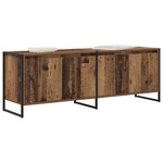 vidaXL Meuble TV Bois Ancien 140 x 36 x 49.5 cm Bois d'ingénierie