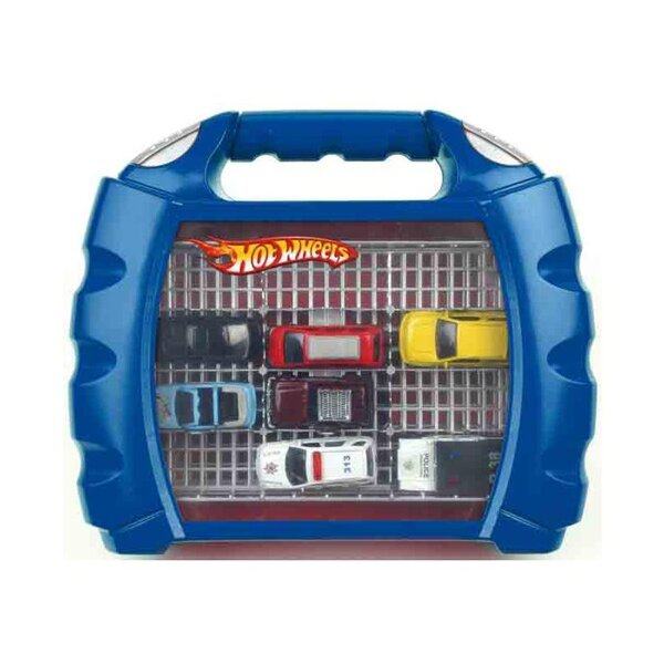 Theo Klein 2823 - Valisette de rangement Hot Wheels pour 30 voitures