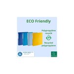 Classeur 4 Anneaux 30mm Polypropylène Recyclé Beeblue - A4 Maxi - Bleu Marine - X 12 - Exacompta