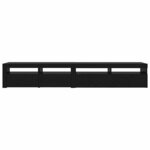 vidaXL Meubles TV 2 Pièces Chêne noir 240 x 35 x 40 cm Bois d'ingénierie