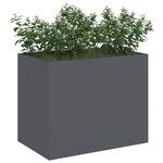 vidaXL Cache-pot de jardin Anthracite 50 x 32 x 40 cm