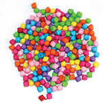 Perles pour enfant rondes et colorées 0 8 cm 275 pièces