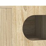 vidaXL Meuble TV Chêne Sonoma 60 x 35 x 40 cm Bois d'ingénierie