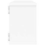 vidaXL Étagères murales cube 4 Pièces Blanc 60x15x23 cm Bois d’ingénierie