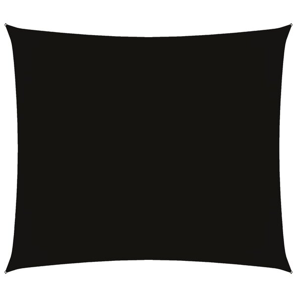 vidaXL Voile de parasol tissu oxford rectangulaire 2 5x3 m noir