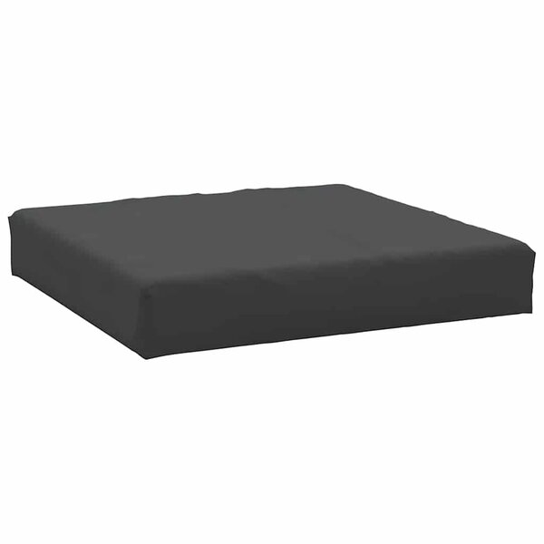 vidaXL Coussin de palette noir 60x60x8 cm tissu oxford