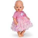 Zapf Creation 839393 - Baby born Robe à fleurs 43 cm