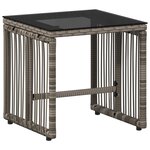 vidaXL Ensemble de meubles d'extérieur 11 Pièces Gris et Gris foncé
