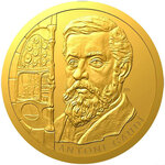 Pièce de monnaie en Or 25 Dollars g 15.56 Millésime 2024 Famous Artists ANTONI GAUDÍ
