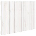 vidaXL Tête de lit murale Blanc 95 5x3x60 cm Bois massif de pin