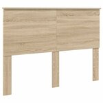 vidaXL Tête de lit Chêne Sonoma 140 cm Bois d'ingénierie