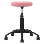 vidaXL Chaise de salle à manger Rose Velours