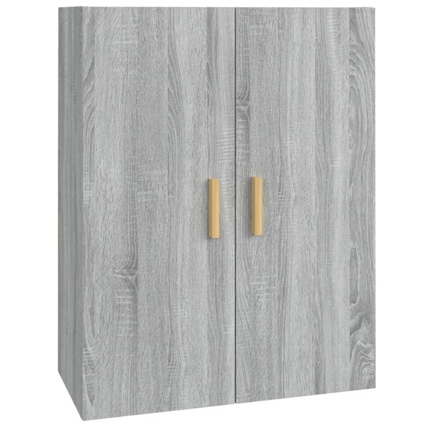 vidaXL Armoire murale suspendue Sonoma gris 69 5x34x90 cm