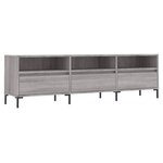 vidaXL Meuble TV sonoma gris 150x30x44 5 cm bois d'ingénierie