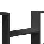 vidaXL Étagère murale noir 99x15x60 cm bois d'ingénierie