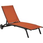 Bains de soleil en aluminium celio (lot de 2)