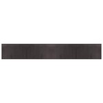 vidaXL Tapis rectangulaire marron foncé 60x400 cm bambou
