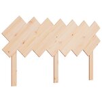 vidaXL Tête de lit 151 5x3x81 cm Bois massif de pin