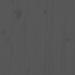 vidaXL Tête de lit Gris 186x4x100 cm Bois massif de pin