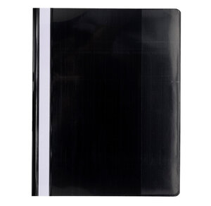 Chemise à lamelle Premium PVC A4+ noire x 10 EXACOMPTA