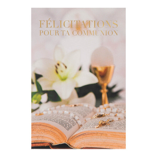 Carte Communion Bible - Draeger paris