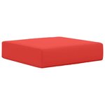 vidaXL Coussin de Siège d'Extérieur Rouge 40 x 40 x 8 cm