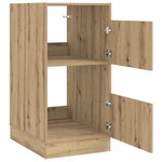 vidaXL Armoire à Laver avec stockage Chêne artisanal 50 x 68 x 102 cm