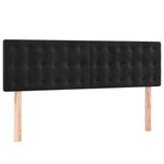 vidaXL Sommier à lattes de lit avec matelas Noir 140x200 cm Velours