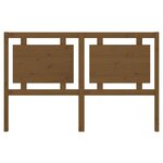 vidaXL Tête de lit Marron miel 155 5x4x100 cm Bois massif de pin