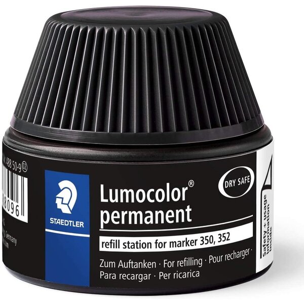 Lumocolor Refill Station 488 50  noir STAEDTLER