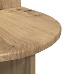 vidaXL Table de chevet Chêne artisanal 40 x 35 5 x 45 5 cm