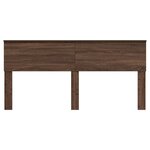 vidaXL Tête de lit Chêne brun 200 cm Bois d'ingénierie