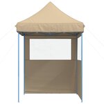 vidaXL Tente de fête Beige 200 x 200 x 306 cm Tissu Oxford