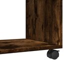 vidaXL Armoire roulante chêne fumé 37x33x42 5 cm bois d'ingénierie