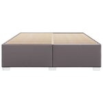 vidaXL Cadre de lit Gris 180x200 cm Similicuir